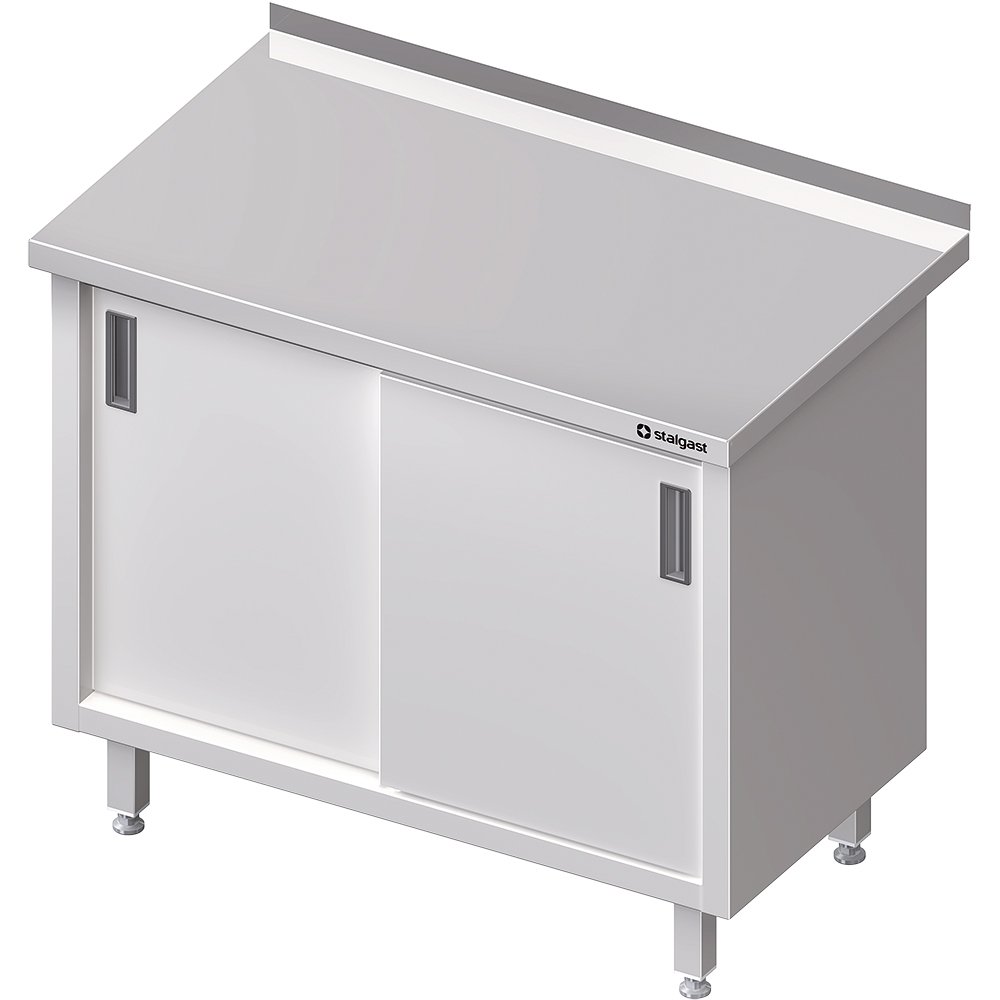 Edelstahl-Unterschrank mit Schiebetüren – 1000 × 700 mm