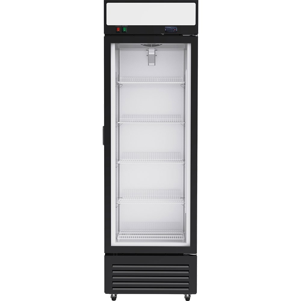 Tiefkühlvitrine stehend 329 L mit Glastür